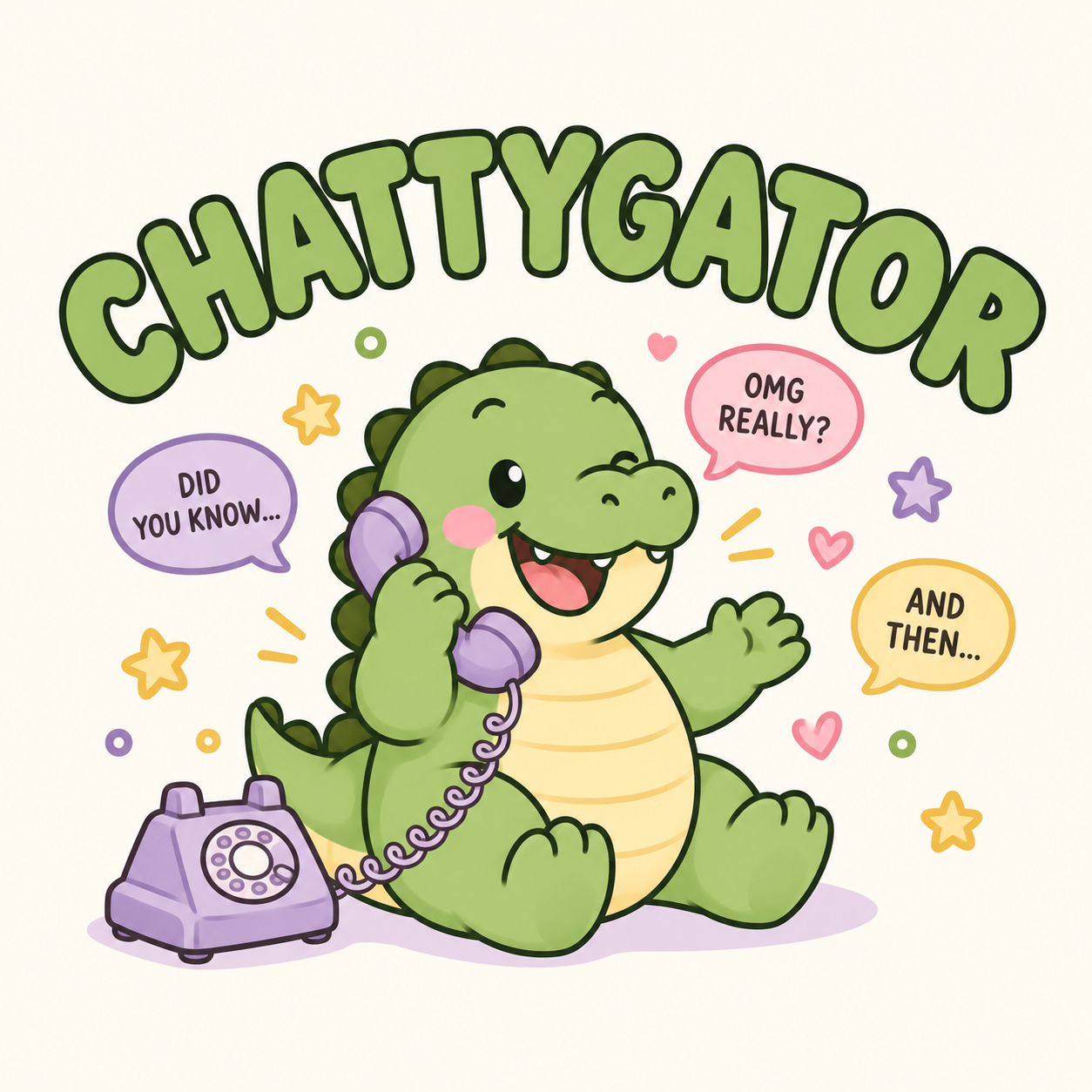 Chattygator illustration