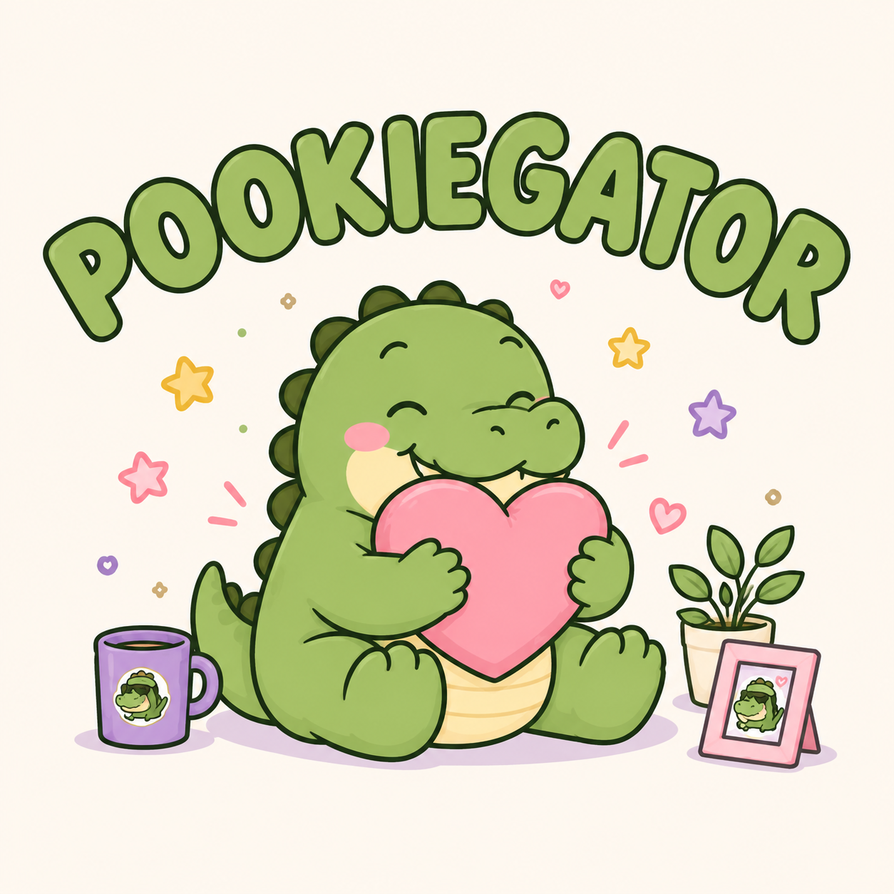 Pookiegator illustration