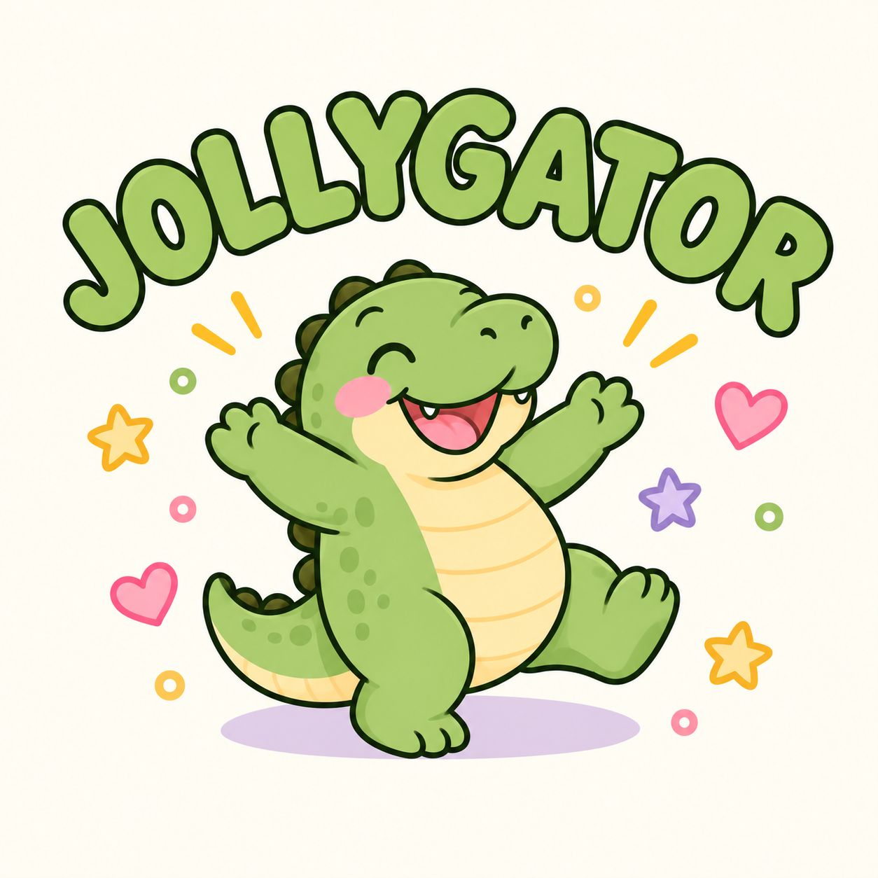 Jollygator illustration