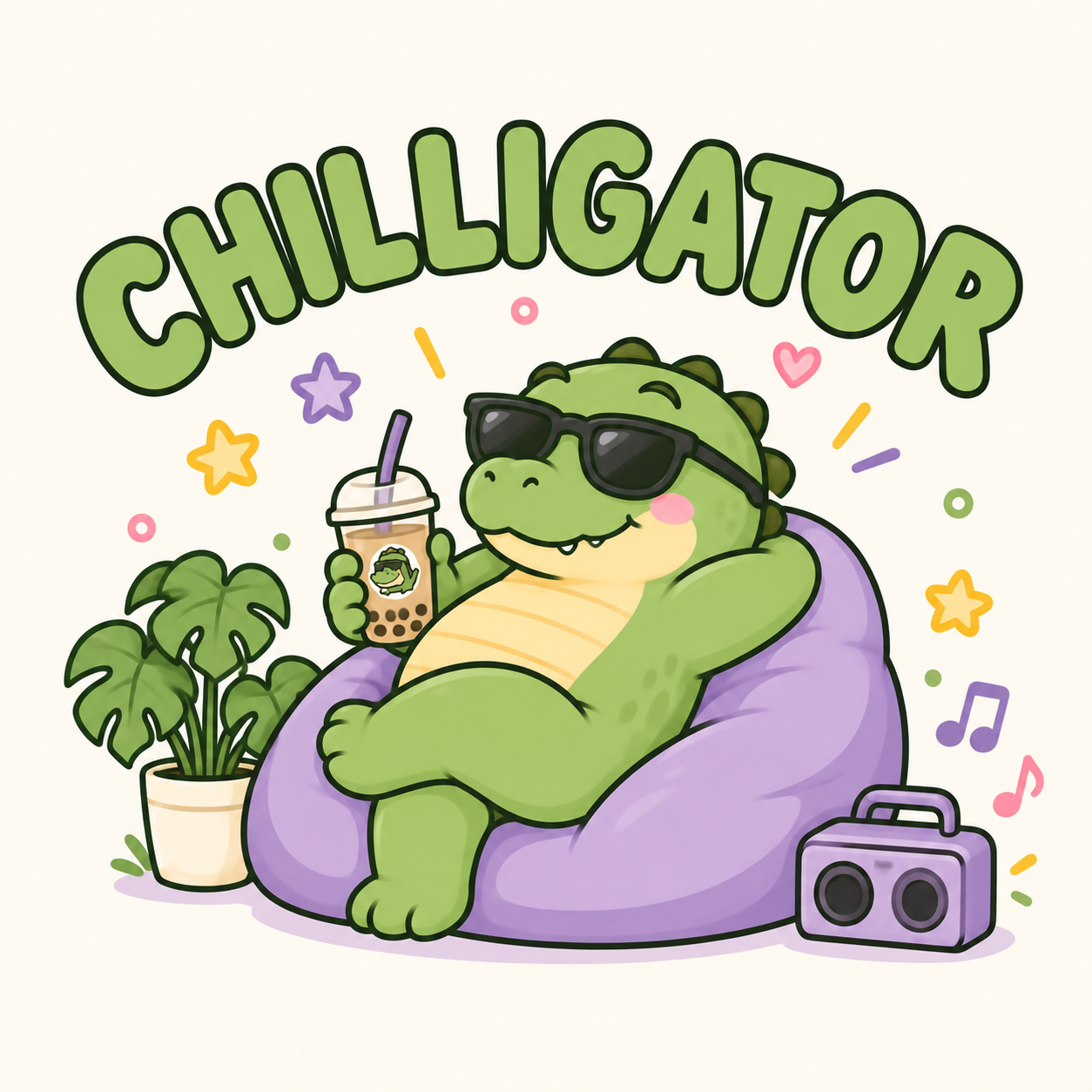 Chilligator illustration